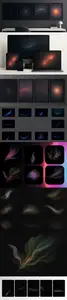 50 Modern Overlays Pack for Photoshop