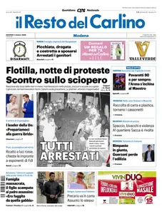 Il Resto del Carlino Modena - 2 Ottobre 2025