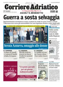 Corriere Adriatico Ascoli - 14 Agosto 2024