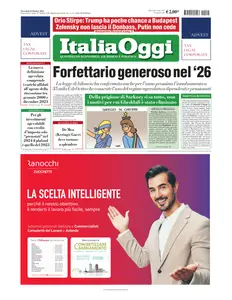 ItaliaOggi - 22 Ottobre 2025