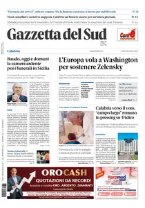 Gazzetta del Sud Reggio Calabria - 18 Agosto 2025