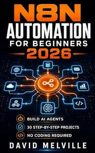 n8n Automation for Beginners 2026: A Step-by-Step Guide to Building AI Agents, Automating Business Tasks and Creating