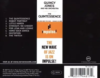 Quincy Jones - The Quintessence (1961) {Impulse!} [Repost]