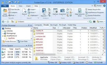 Key Metric Software FolderSizes 7.5.22 Enterprise Edition Portable
