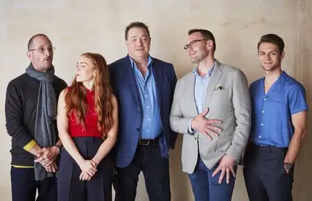 Sadie Sink, Darren Aronofsky, Brendan Fraser, Sam Hunter and Ty Simpkins at the 2022 Toronto International Film Festival