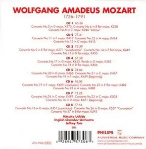 Wolfgang Amadeus Mozart - The Piano Concertos (Mitsuko Uchida & Jeffrey Tate) - BoxSet [8 CDs]