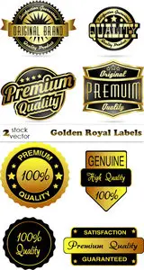 Vectors - Golden Royal Labels