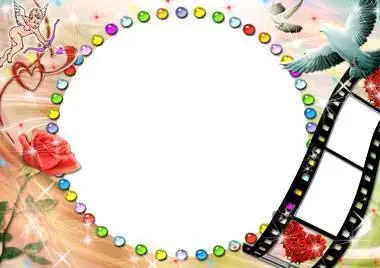 Valentines Day Frame for Photoshop