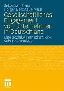 Gesellschaftliches Engagement von Unternehmen in Deutschland