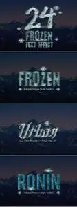 CreativeMarket - 24 Frozen and Ice Text Effect - 1118495