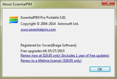 EssentialPIM Pro / Pro Network 5.81 + Portable