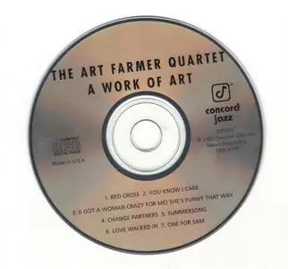 Art Farmer - A Work of Art (1982) {Concord Jazz CCD-4179 rel 1996}