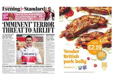 London Evening Standard – August 26, 2021