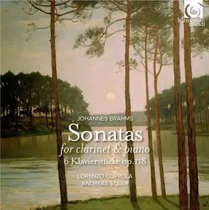 Coppola, Staier - Brahms: Sonatas for Clarinet & Piano (2015)