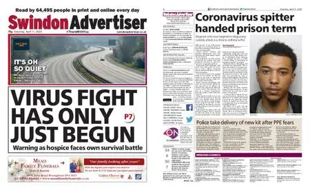 Swindon Advertiser – April 11, 2020
