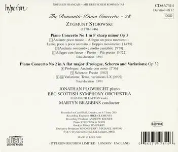 Jonathan Plowright, Martyn Brabbins - The Romantic Piano Concerto Vol. 28: Zygmunt Stojowski: Piano Concerto (2002)