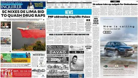 Philippine Daily Inquirer – October 11, 2017