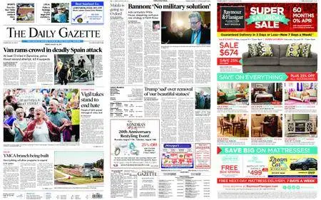 The Daily Gazette – August 18, 2017