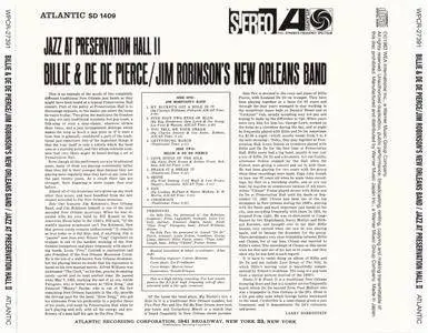 Billie & De De Pierce / Jim Robinson's New Orleans Band - Jazz At Preservation Hall II (1962) {2013 Japan Jazz Best Collection}