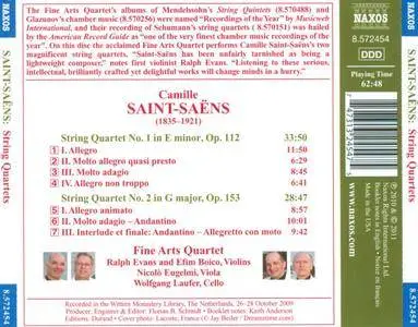 Fine Arts Quartet - Camille Saint-Saëns: String Quartets (2011)