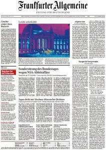 Frankfurter Allgemeine Zeitung vom Dienstag, 29. Oktober 2013