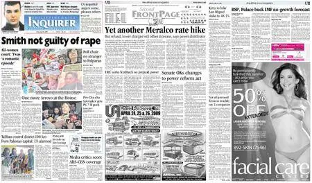 Philippine Daily Inquirer – April 24, 2009