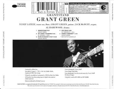 Grant Green - Grantstand (1961) {2003 BN Rudy Van Gelder Remaster}