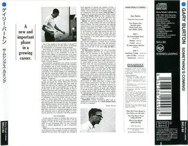 Gary Burton - Something's Coming! (1963) {2015 Japan Jazz Collection 1000 Columbia-RCA Series SICJ 83}