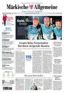 Märkische Allgemeine Neues Granseer Tageblatt - 21. Februar 2018