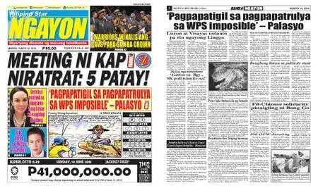 Pilipino Star Ngayon – Hunyo 10, 2018