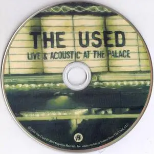 The Used - Live & Acoustic At The Palace (2016)