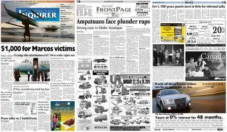 Philippine Daily Inquirer – January 15, 2011