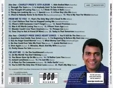 Charley Pride - Four More Charley Pride Albums (1970-1971) {2CD Set BGO Records BGOCD1201 rel 2015}