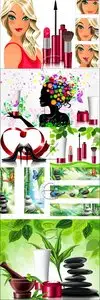 Vector - Set of spa and cosmetic accesories