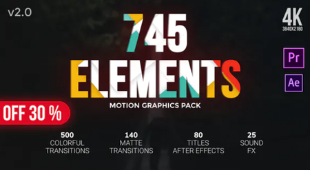 Transitions Pack - After Effects & Premiere Templates (Envato Elements)