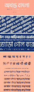 Akhand Bengali Font Family