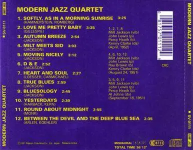 The Modern Jazz Quartet - Modern Jazz Quartet (1952) Reissue 1991