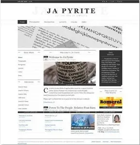 Ja Pyrite Joomla 1.5.x Template