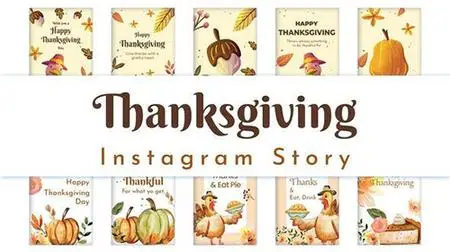 Thanksgiving Instagram Story Pack 02 34916780