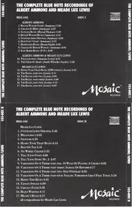 Albert Ammons & Meade Lux Lewis - The Complete Blue Note Recordings (1989) {2CD Set, Mosaic MD2-103 rec 1935-1944}