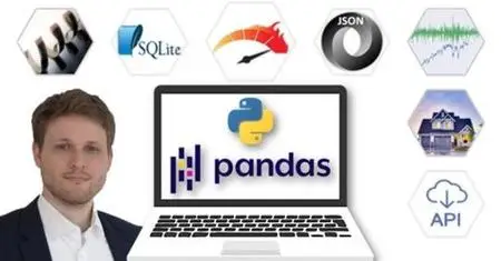 Python Data Science with Pandas: Master 12 Advanced Projects (updated 11/2021)