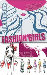 Fashion Girls - Stock Vectors