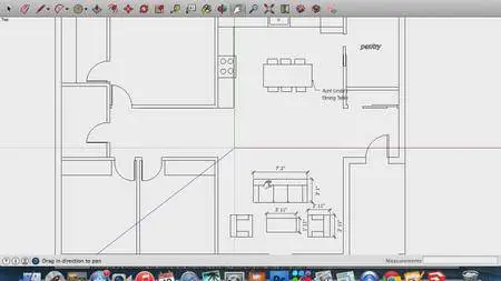 SkillShare – SketchUp for Interior Designers - Creating a Floor Plan
