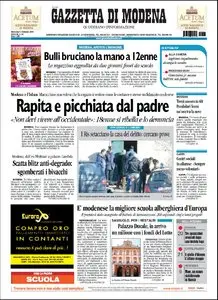 LA GAZZETTA DI MODENA 03 FEBBRAIO 2010