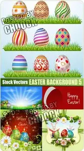 Easter background 5 - Stock Vector