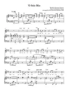 O Sole Mio - Russell Watson (Piano-Vocal-Guitar (Piano Accompaniment))