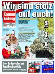 Kronen Zeitung Kärnten - 25. Februar 2018