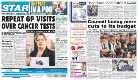 Shropshire Star Shrewsbury Edition – September 16, 2019