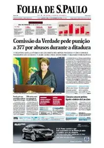 Folha de São Paulo - 11 de dezembro de 2014 - Quinta