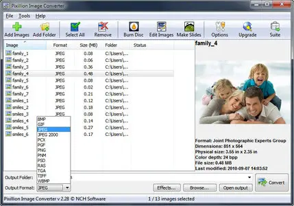 NCH Pixillion Image Converter Plus 11.58 download the new for windows